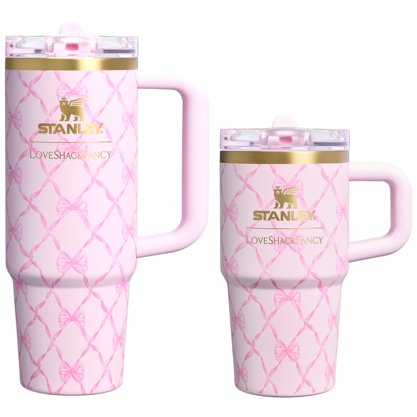 Stanley 1913 x LoveShackFancy Holiday The Quencher® Details ProTour Tumbler Set | 2-pack - Premium Travel Choice Pick