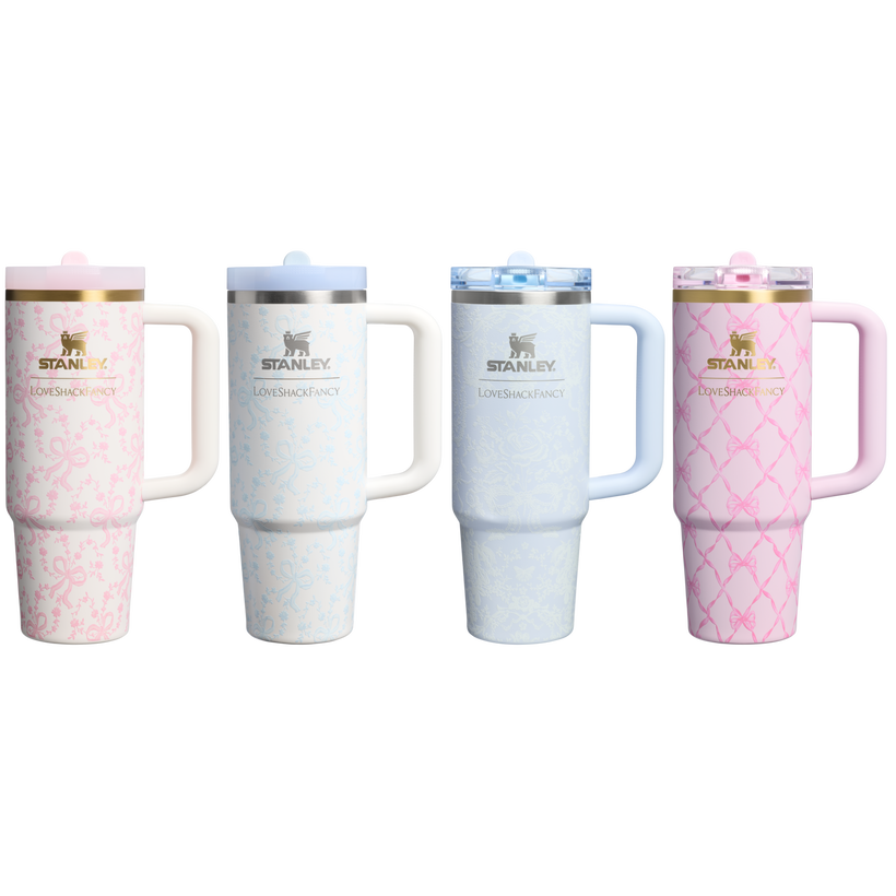 Stanley 1913 x LoveShackFancy Holiday The Quencher ProTour Set 4-pack - Daily Travel Choice Ready